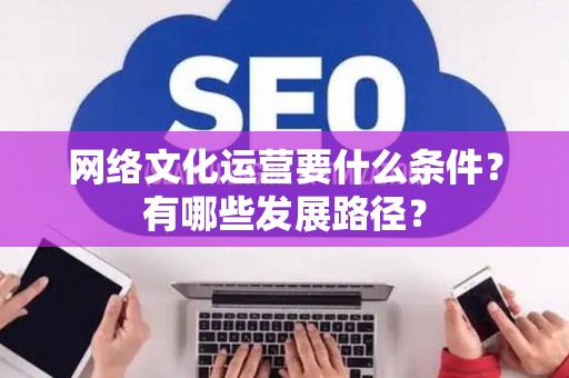 网络文化运营要什么条件？有哪些发展路径？